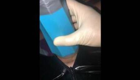 Latex catsuit fleshlight cum denial