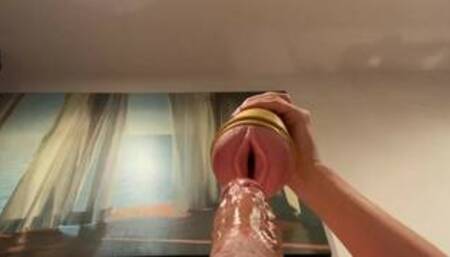 How To Last LONGER In Bed! FLESHLIGHT HANDJOB - CUM - STAMINA - 4K