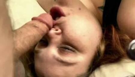 Upside down blowjob, dick-slap mushroom-stamp
