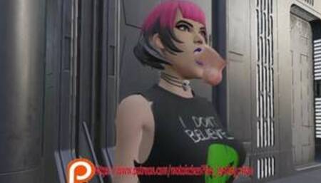 fortnite sunny gets face fucked