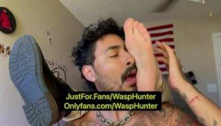 Gay Interracial Foot Worship (smelly)