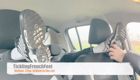 Nathan, 22yo, tickled in the car (mobile)
