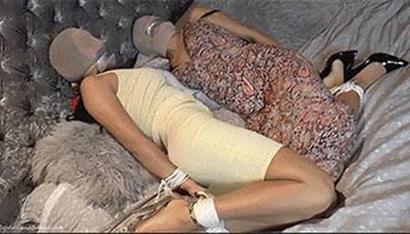 Charlie, Renee, Courtney & Brook in: The Great & Secret Audition (Trap!!): Hidden Bound & Gagged Ladies in BIG Need of Assistance! (WMV)