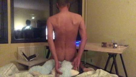 Facesitting and fuck  the teddy bear