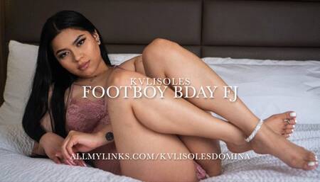 My Footboy Birthday Present