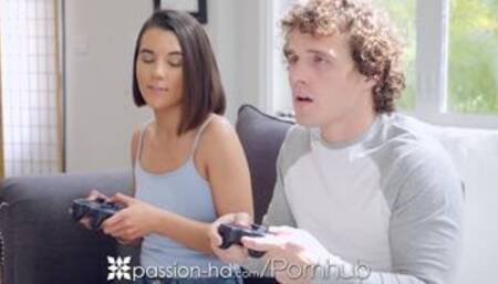 Step Sister Fucks Big Dick!Video Game Bonding
