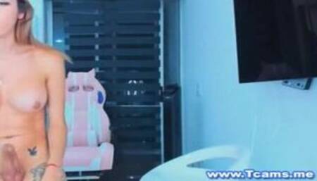 Shemale Gets Rammed Wildly in Her Ass