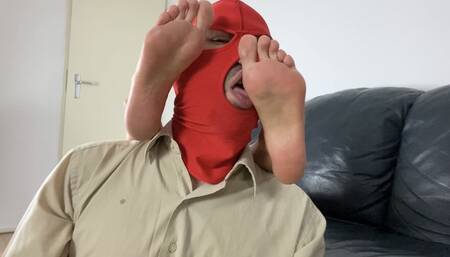 Sweaty Foot Worship after work