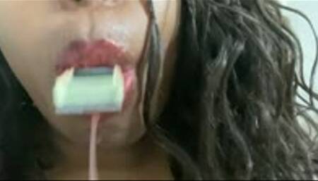 drooling on pickup truck