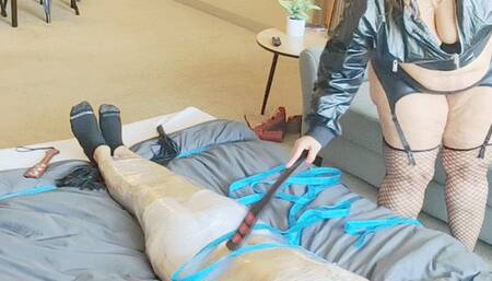 Wrapped and strapped for Goddess Naughtia