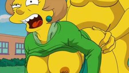 |THE SIMPSONS| HOMER FUCKS THE TEACHER EDNA KRABAPPEL