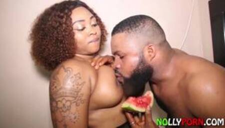 Naija Uncensored Romance Movie Sex Scene With African Porn Queen Uglygalz and Krissyjoh