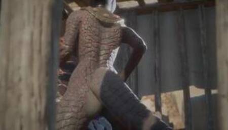 Dragon Futa Breeds Naga Slut With Her Love