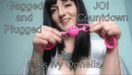 Gagged and Plugged JOI Countdown
