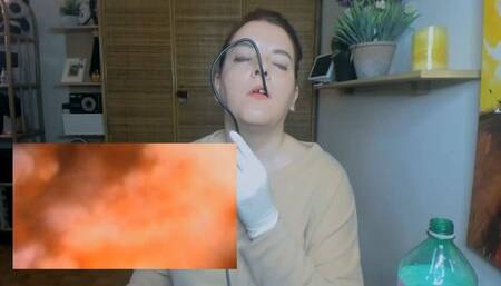 I eat a sandwich and show you digestion - Hardcore Vore endoscopy 4K avi