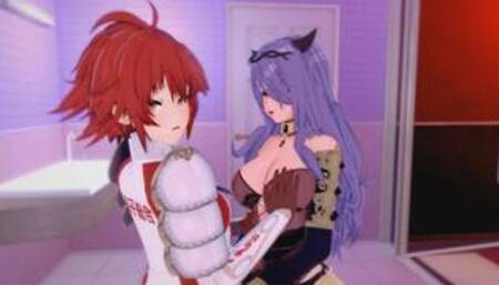 Fire Emblem Fates Hentai 3D (Lesbian) - Camilla x Hinoka
