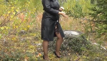 Business lady and a hooligan