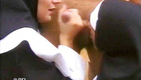 Nun asks fellow to spank her