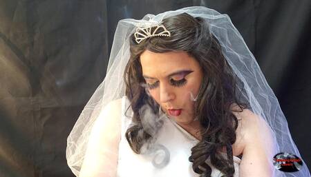 Smoking bride