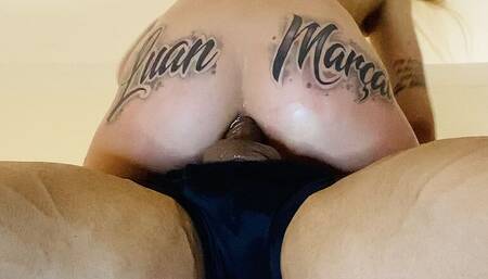 Gave the ass to the 24CM dick!