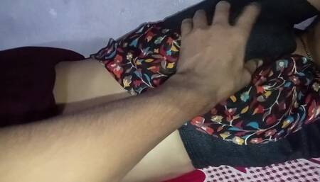 Hot Indian village creampie virgin Babhi fussy fucking with dever