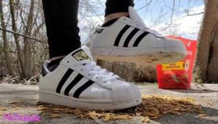 Adidas Superstar Giantess Mealworm Bug Crush Fetish Trample