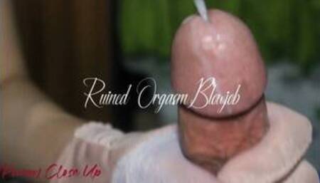 Asian Ruined Orgasm Blowjob