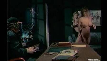 Pornstar Legends Jenna Jameson and Tiffany Mynx Have Lesbian Fun With Anal Toy