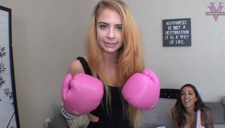 Boxing glove maker gets beatdown POV- HD 1080p