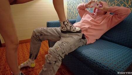 Foot fetish - Japanese boots