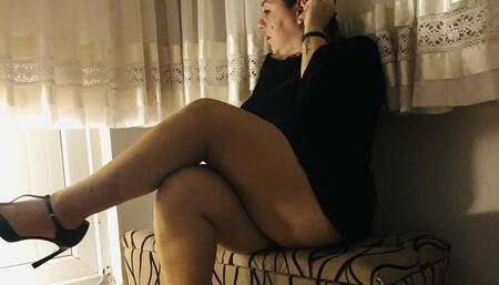 Hot stepmother Melinda's wine night fantasy