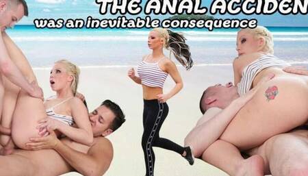 SugarBabesTV - Barbie Sins anal accident was inevitable