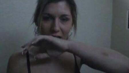 Hot Blonde Blowjob in public CR and in Car