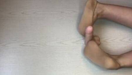 Sockjob & footjob with my ped nude socks