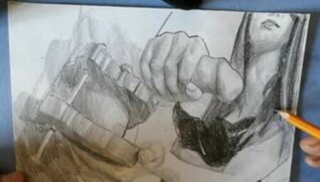 FEMDOM HANDJOB B - SEX PICTURE ART #14