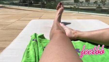 Swimming Pool Feet Sexy Legs Trailer