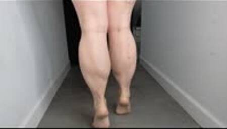 Ruined Jerk to Muscular Calves Barefoot MP4 640