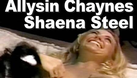 Allysin Chaynes & Shaena Steel lesbos lick vibrator