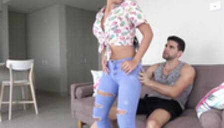 18YO Hot Latina IG Model Fucks for Money