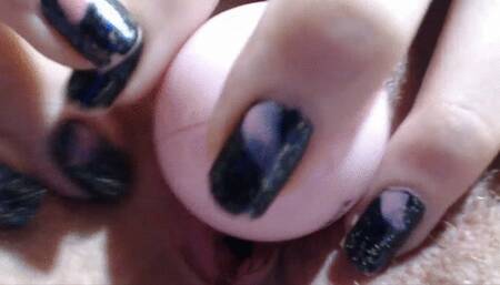 young girl being dominated by her toy