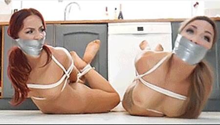 Eliza Wilde & Miss Scarlett in: Those Strange Grunts & Strains from Behind Sir Ian's Secret TruffleBox Pantry Door! (Special Bonus Cut) (WMV)