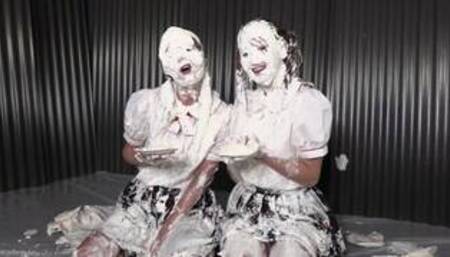 Messy Schoolgirls JOI - Star Nine & Chrissy Marie Whipped Cream Pie TRAILER