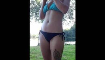 Peeing in my bikini