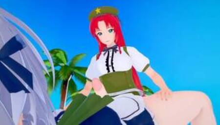 Futa - Touhou Project - Hong Meiling x Sakuya Izayoi