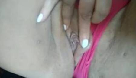 BBW fat pussy close up. Dirty panties