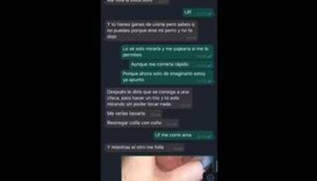 cuckold chat, cums on whatsapp