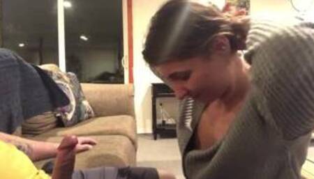 Step daughter wants to suck my cock again
