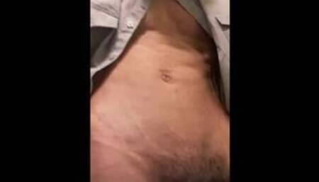 Showing Off My Dick and Abs Flexing