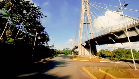 Beautiful woman in the park agrees to suck my cock