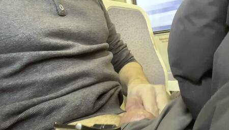 Masturbation on a train. Extreme